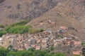 A berber village near Imlil near Toubkal National Park, Morocco Royalty Free Stock Photo