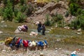 Berber Women Washing Clothes Royalty Free Stock Photo