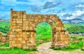 Berbero-Roman ruins at Djemila in Algeria Royalty Free Stock Photo