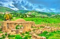 Berbero-Roman ruins at Djemila in Algeria Royalty Free Stock Photo