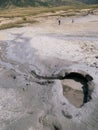 The Berca Mud Volcano in Buzau, Romania