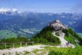 BERCHTESGADEN, GERMANY - AUGUST 06, 2019: The Eagle`s Nest at Obersalzberg in Berchtesgaden.