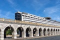 Bercy bridge and French Ministry for the Economy and Finance - Paris