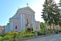 BERDICHEV, UKRAINE. Church of St. Barbara, the wedding place in 1850 of the French writer Honore de Balzac and Countess Evelina Ga