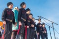 Performance of children`s ensemble. The Town Of Berdsk, Western Siberia