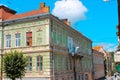 Berezhany, Ukraine - August 24, 2013: Old houses on the streets of a small Ukrainian city founded in 1375, now the population of Royalty Free Stock Photo