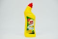 Berezovitsa, Ukraine - circa june, 2016: Toilet cleaner bottle W