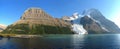 Mount Robson Provincial Park, Berg Lake and Glacier in Evening Light, British Columbia, Canada