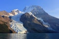 Mount Robson Provincial Park with Berg Lake and Glacier in Last Evening Light, Canadian Rocky Mountains, British Columbia