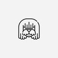 Bergamasco vector icon sign symbol Royalty Free Stock Photo