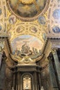 Italy, Bergamo - Paintings and decorated interior of the Basilica of Santa Maria Maggiore