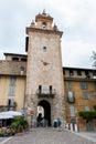 Italy, Bergamo, Campanella tower, Mascheroni square