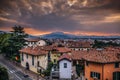 Bergamo italy city dolomites sunset sunrise landscape