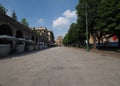Bergamo. Italy 25 June 2018: `Sentierone` the important street in Bergamo, Lombardy Italy Royalty Free Stock Photo