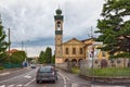 BERGAMO, ITALY - MAY 21, 2019: Catholic religious center Communion And Liberation Comunione E Liberazione in italian in