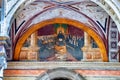 BERGAMO, ITALY - MAY 22, 2019: Interiors of the Roman Catholic monastery San Benedetto dedicated for the Saint Benedict of Nursia