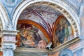 BERGAMO, ITALY - MAY 22, 2019: Interiors of the Roman Catholic monastery San Benedetto dedicated for the Saint Benedict of Nursia