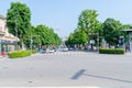 Bergamo, Italy - May 30, 2018: Viale Papa Giovanni XXIII Pope J