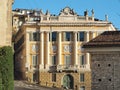 Bergamo, Italy. The Old city. One of the beautiful city in Italy. The old and historical buildings at the upper town Royalty Free Stock Photo