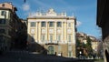 Bergamo, Italy.The old and historical buildings at the upper town. The Medolago Albani Palace