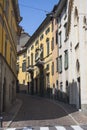 Bergamo, Italy, Pignolo street Royalty Free Stock Photo