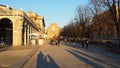 Bergamo, Italy. View of the city center along the most famous pedestrian way called Il Sentierone during Christmas time Royalty Free Stock Photo