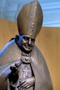 BERGAMO, LOMBARDY/ITALY - JUNE 26 : Statue of S. Papa Giovanni X