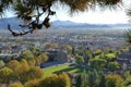 Bergamo - panorama from Remember Park Royalty Free Stock Photo