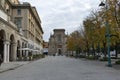 Bergamo - The Sentierone Royalty Free Stock Photo