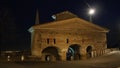 Bergamo, the old city. Landscape on the old gate named San Giacomo door during the n Royalty Free Stock Photo