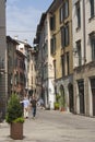 Bergamo, one of the beautiful city in Italy. The old district called Pignolo in the lower city Royalty Free Stock Photo