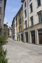 Bergamo, one of the beautiful city in Italy. The old district called Pignolo in the lower city Royalty Free Stock Photo