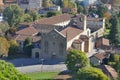 Bergamo - panorama from Remember Park Royalty Free Stock Photo