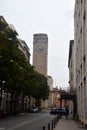 Bergamo street and clock tower