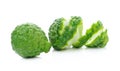 Bergamot fruit on white background