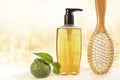 Bergamot oil products To nourish hair and skin Royalty Free Stock Photo