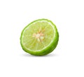 Bergamot on white background.herb for health