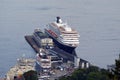 Bergen aerial panoramic view. Summer 2018 Royalty Free Stock Photo