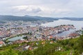 Bergen aerial view, Norway