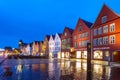 Bergen Bryggen at Night