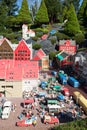Bergen city view built by toy bricks.