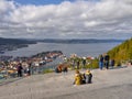 Bergen, Floyen View, Norway Royalty Free Stock Photo