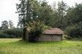 Bergen-Limburg, The Netherlands - October 30th, 2019: Abandoned Building