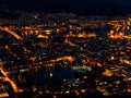 Bergen by night Royalty Free Stock Photo