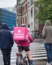 BERGEN, NORWAY - CIRCA JULY, 2017: Most countries in EU stopped operating Foodora except in Scandinavia