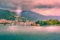 Bergen, Norway city view with Bryggen Royalty Free Stock Photo