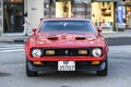 Bergen, Norway, 23 July, 2017: Ford Mustang 1971, Standing on a