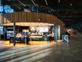 Sales booth from Northland - a Baguette special booth at Flesland airport in Norway