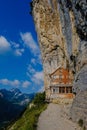 Berggasthaus Aescher in den Appenzeller Alpen, Appenzell, Swiss Ebenalp in Switzerland,