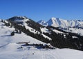 Berghaus Horneggli and ski slope